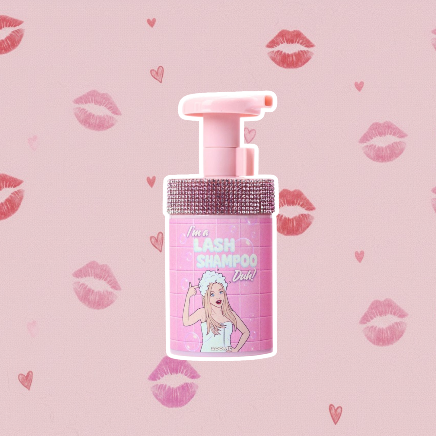 I’m A Lash Shampoo, Duh! 100ml Foam Lash Cleanser Pink Strawberry