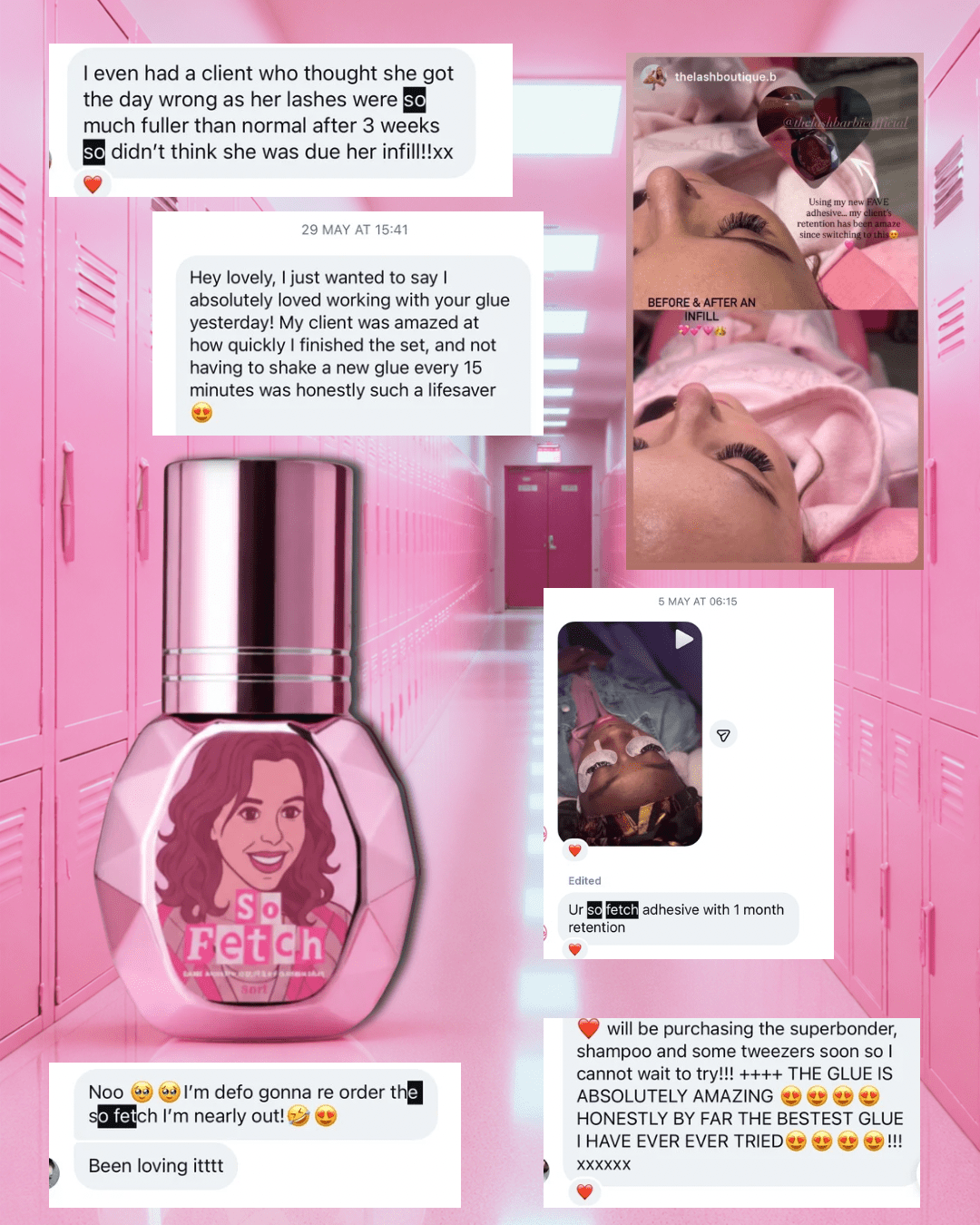 So Fetch! | 0.5-1second | Black | Non Shake All Temperature & Humidity Eyelash Adhesive Glue | Mean Girls Collection | 5ml