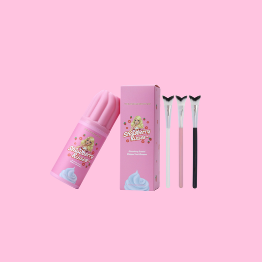 Strawberry Kisses Whipped Lash Shampoo & Brush