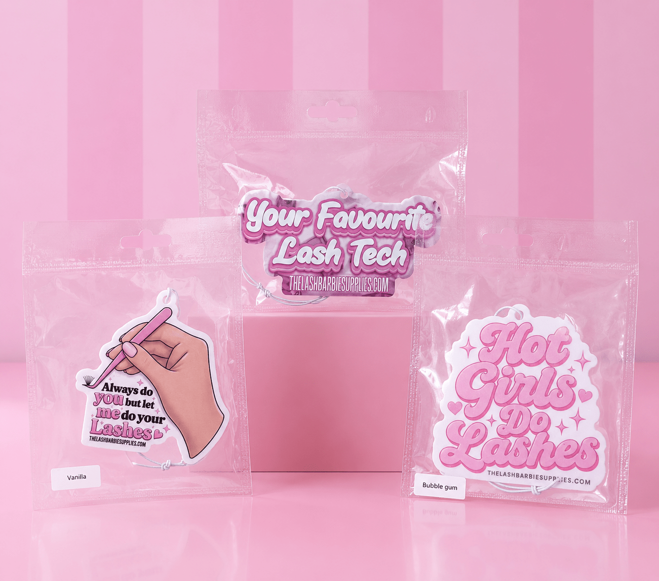 Lash Tech Air Fresheners | Strawberry/Bubblegum/Vanilla Scent