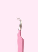 Barbie Tweezers | Fiber Tip | Premium Grip Eyelash Tweezers