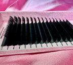 Love Letter To A Lash Tech™ Envelope Lash Tray | Darkest Fibres | CC SINGLE LENGTHS | 0.03