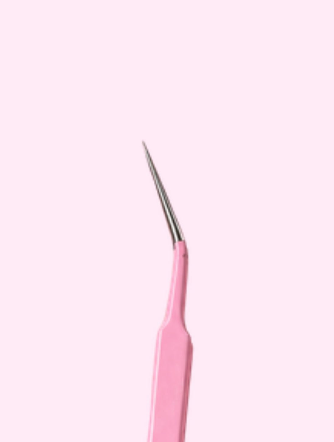Barbie Tweezers | Fiber Tip | Premium Grip Eyelash Tweezers