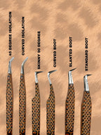Savage Slay | Limited Edition Leopard Print Eyelash Tweezer | Fibre Tip