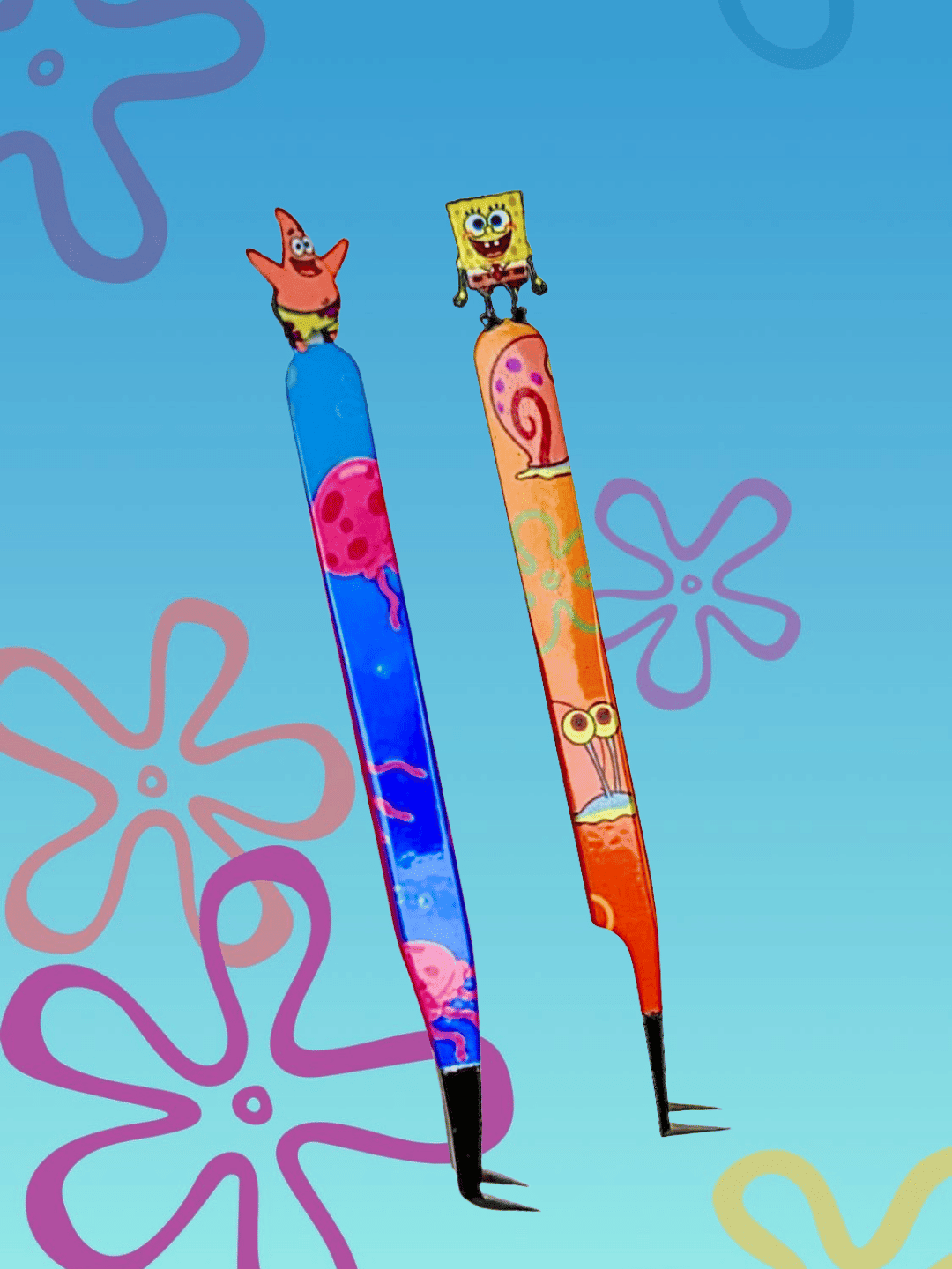 SpongeBob Collection 🫧 | Fibre Tip Eyelash Tweezers