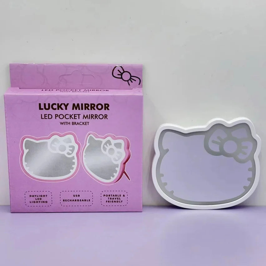 ⭐️HK LED Rechargeable USB Pocket/Travel Mirror ⭐️